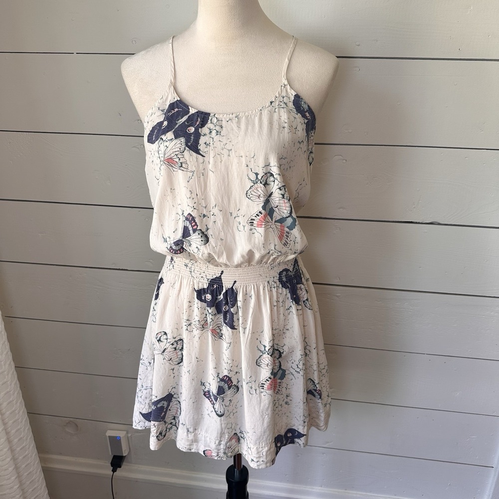 Y2K Victorias Secret Luxury Blend Butterfly Silk Mini Slip Dress Sm Going Out‎